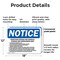 Signmission Inspection Criteria For Chemical Storage, 18 in W x Rectangle, Plastic OS-2PACK-NS-P-1218-L-13709 - alternate 6
